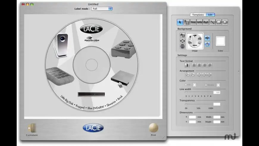 Hp lightscribe software mac